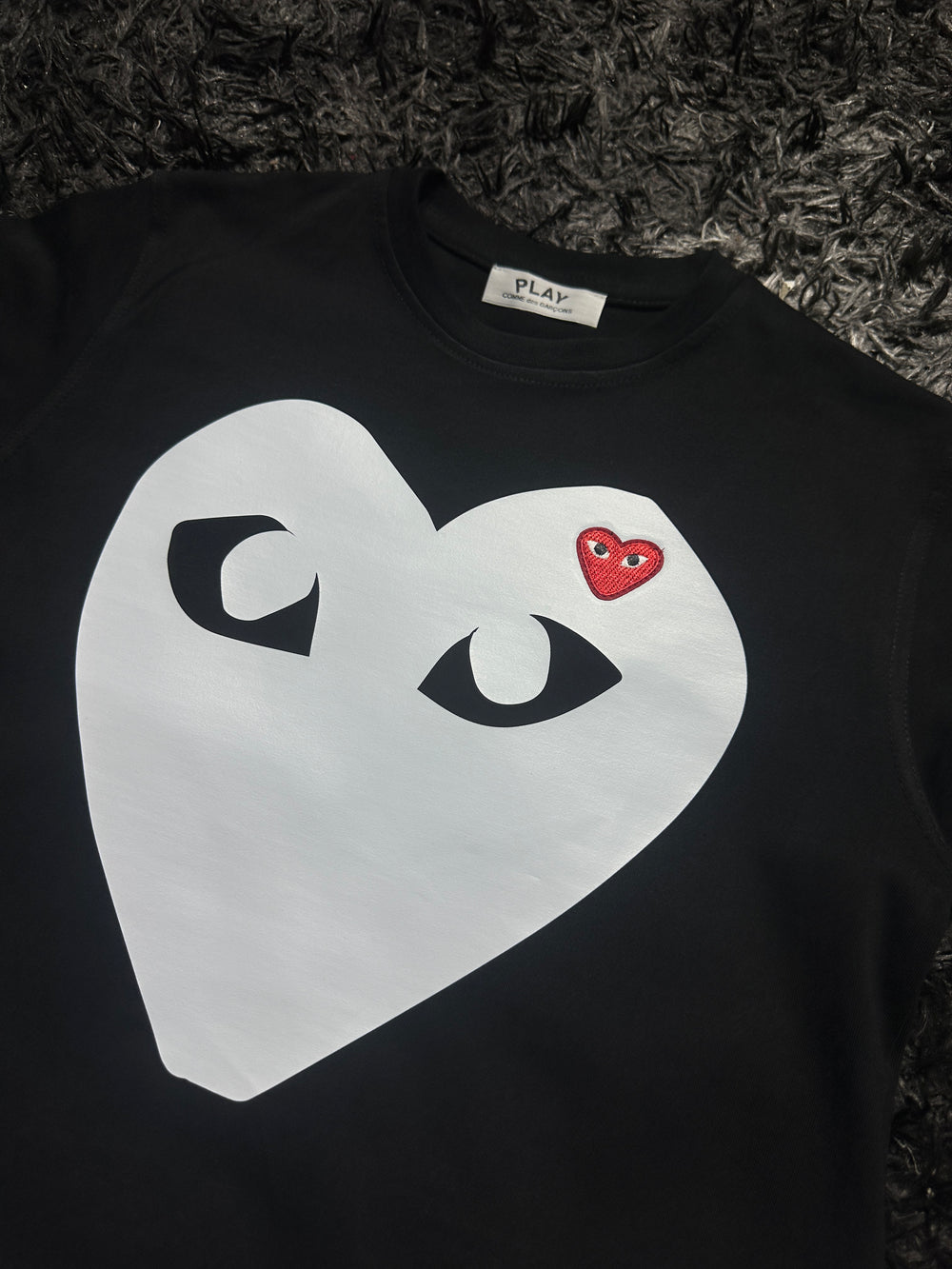 White cdg t-shirt