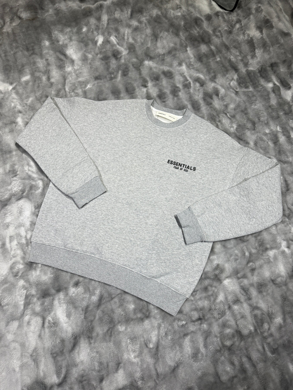 Original photo of Essentials gray crewneck