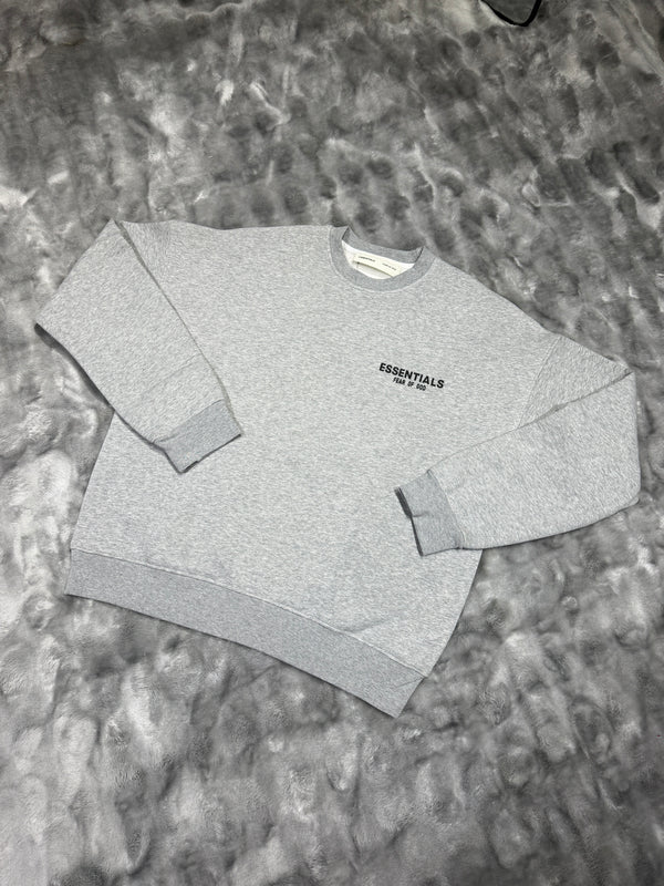 Essentials gray crewneck