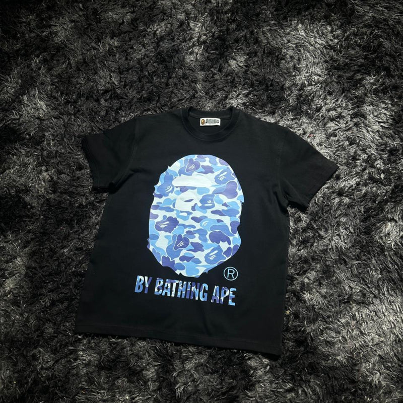 A BETING BAPE BLUE T-SHIRT