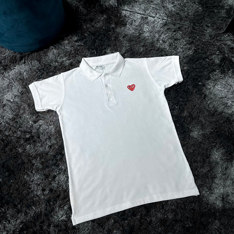 White polo cdg