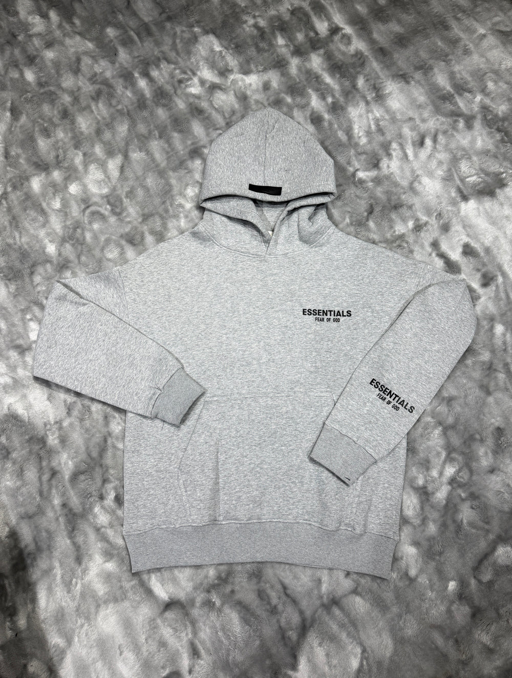 Original photo of ESSENTILAS GRAY HOODIE