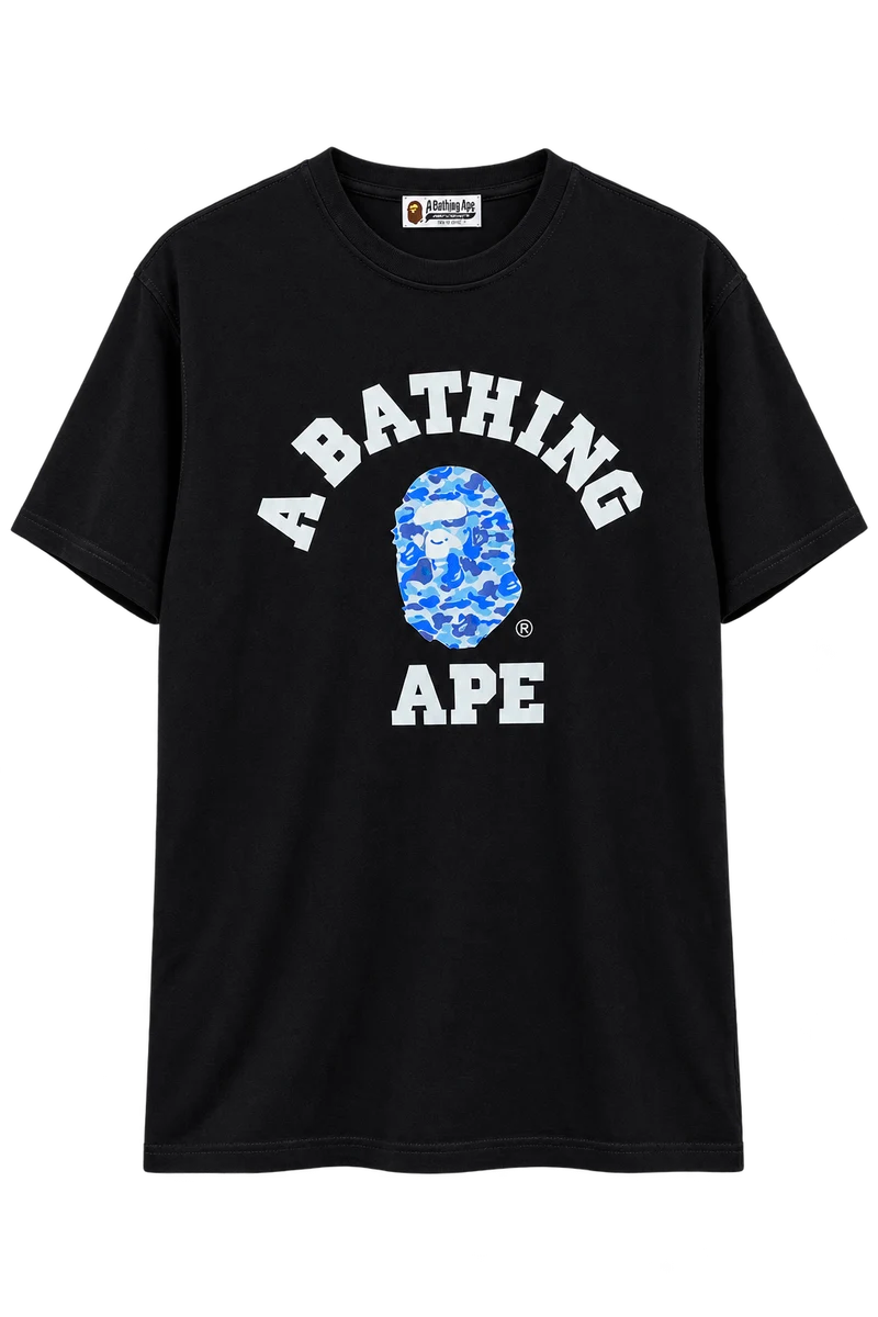Front of A BETING CAMO T-SHIRT - BLACK