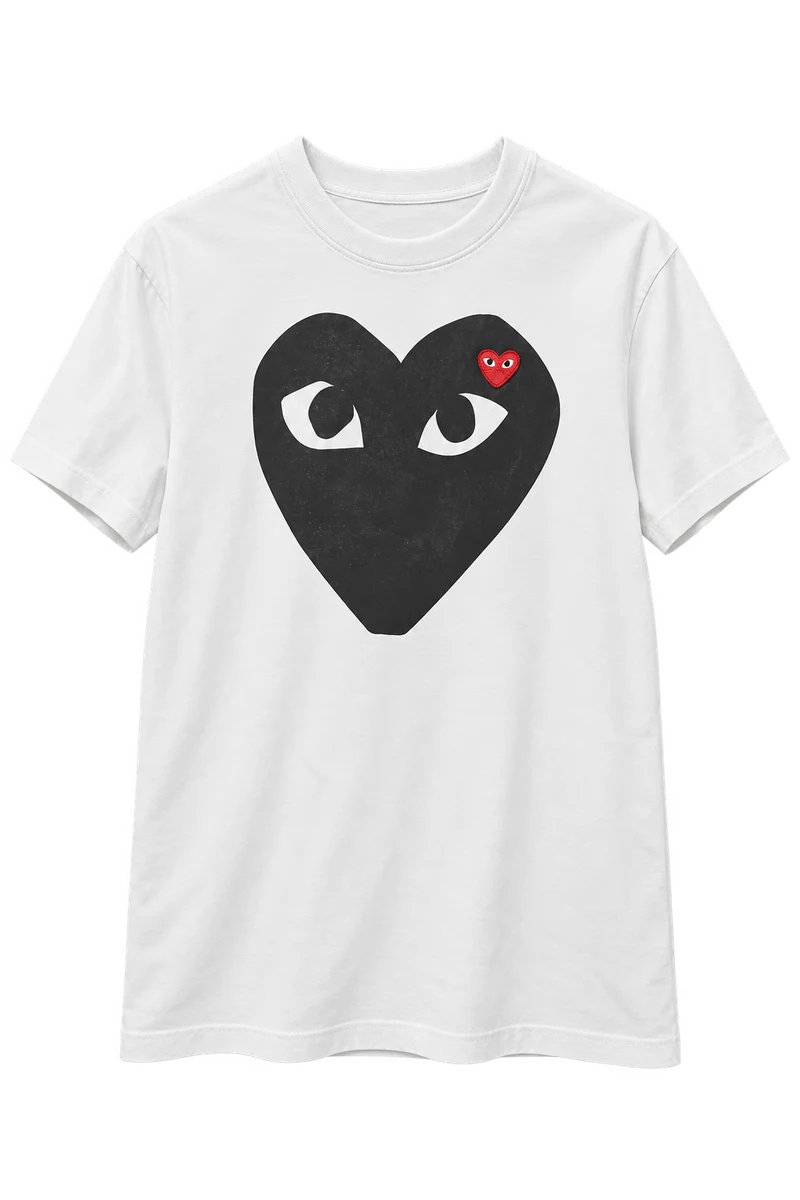 Front of Play white T-shirt only